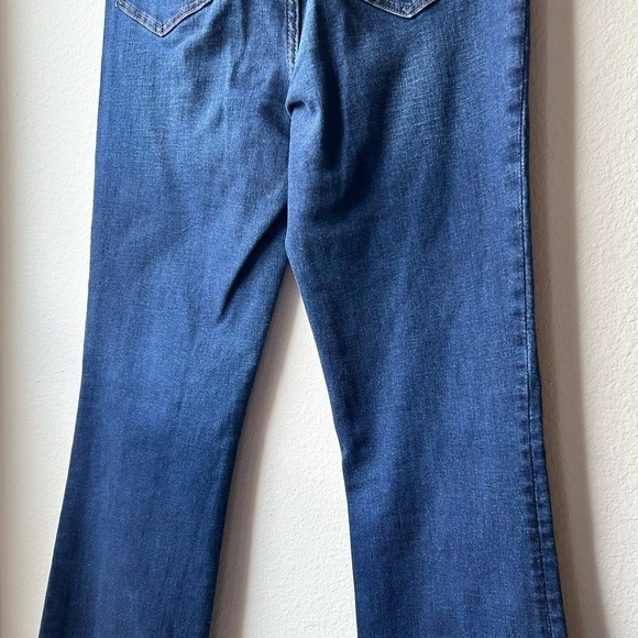 Madewell Flare Jeans Pant High Rise Demi-Boot Dark Stretch Blue Denim 29T - Picture 10 of 16